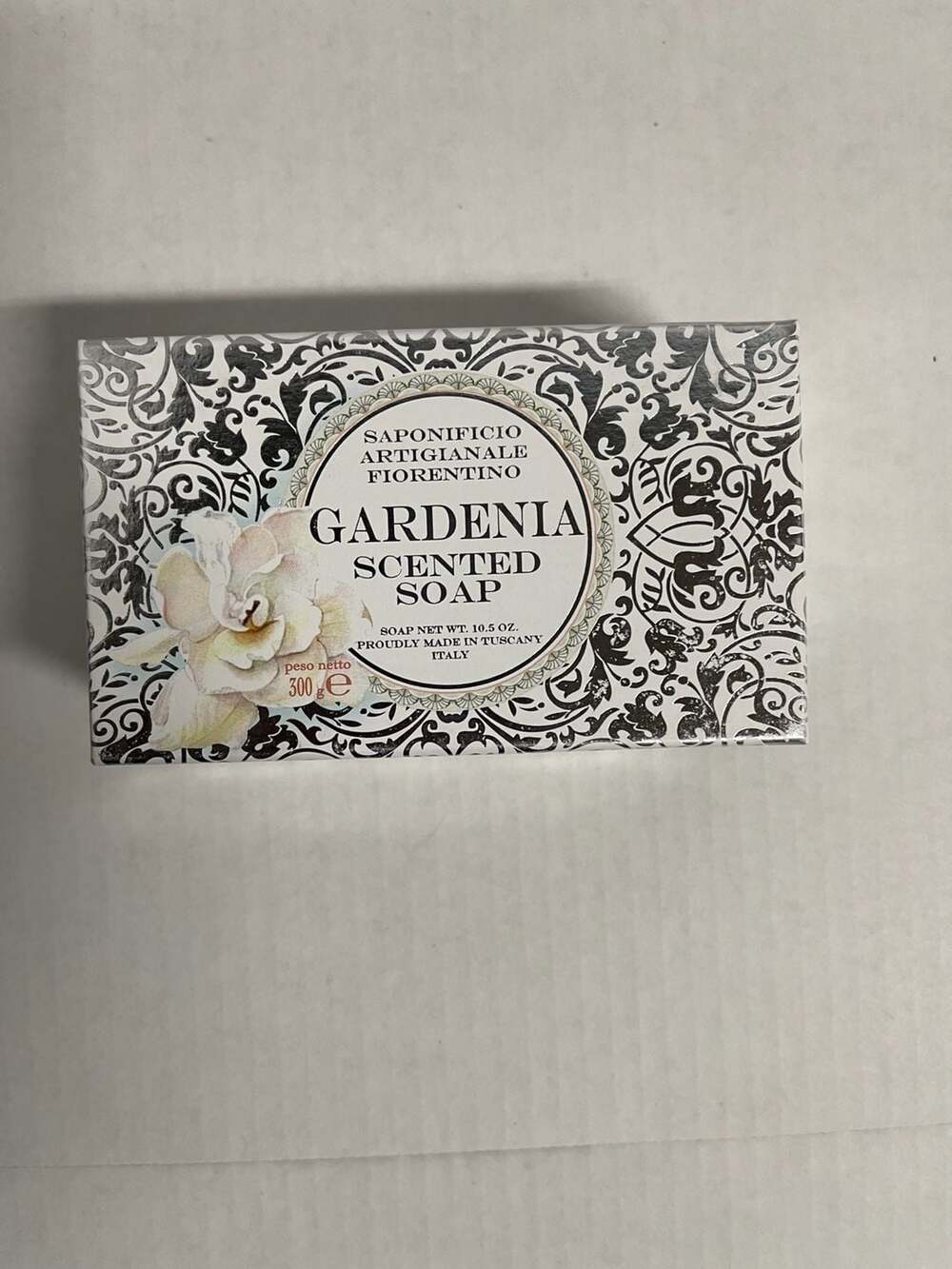 Saponificio Artigianale Fiorentino Gardenia Scented Soap 10.5 oz Made in Italy